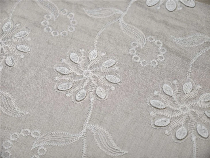 Viscose Plain Weave Fabric Without Elasticity Embroidery price